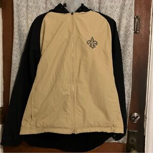 New Orleans Saints NFL Men's Reversible Hood Jacket X-Large Reebok